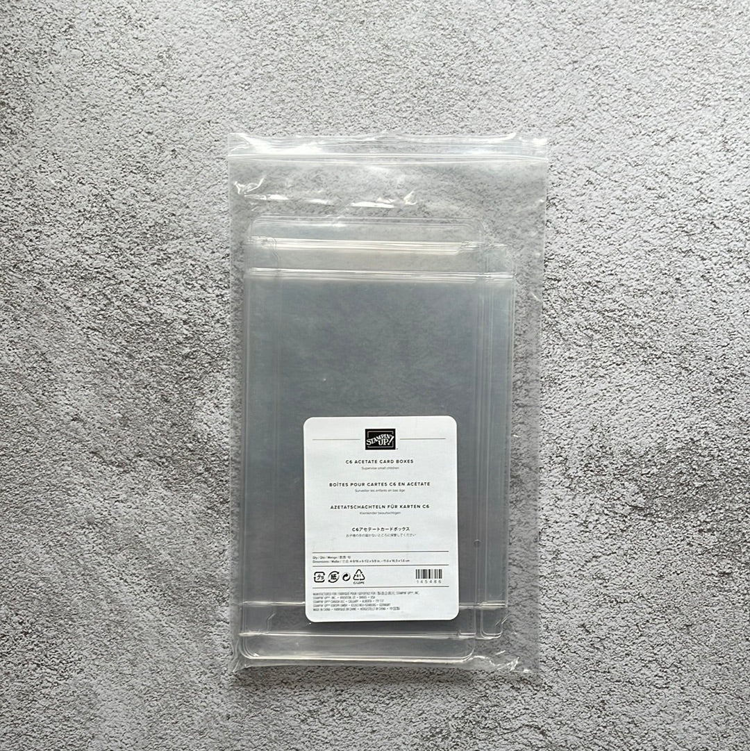 C6 Acetate Boxes | Retired Packaging | Stampin' Up!