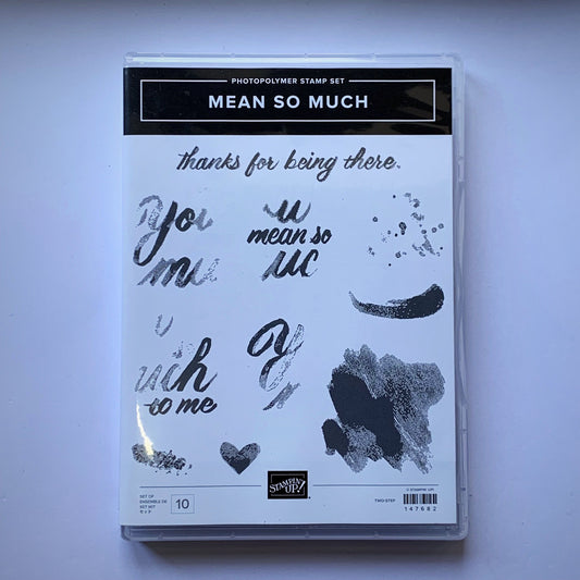 Mean So Much | Retired Photopolymer Stamp Set | Stampin' Up!