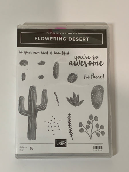 Flowering Desert | Retired Photopolymer Stamp Set | Stampin' Up!