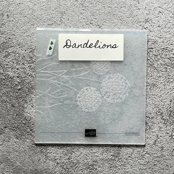 Dandelions (3D) Embossing Folder | Retired Embossing Folder | Stampin' Up!