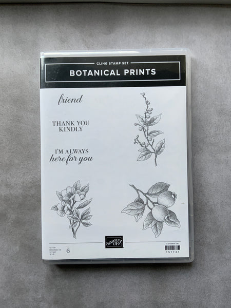 Botanical Prints | Retired Cling Mount Stamp Set | Stampin' Up!