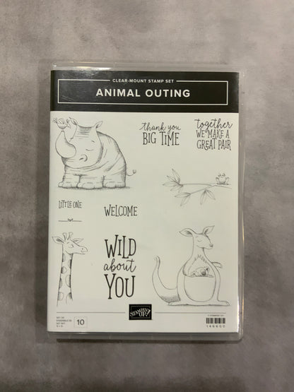 Animal Outing | Retired Clear Mount Stamp Set | Stampin' Up!