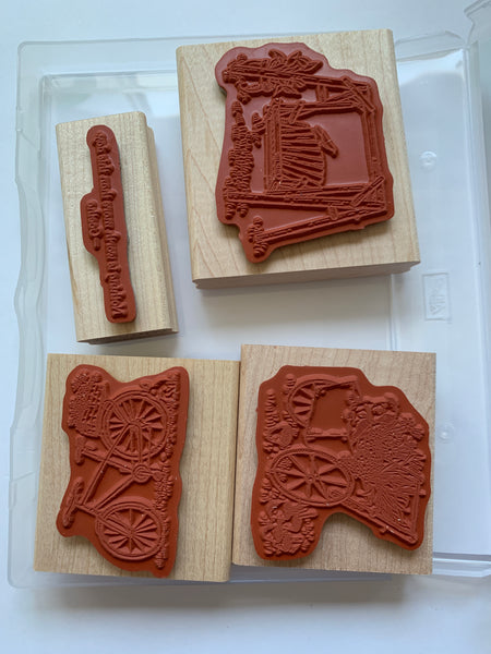 Summer Afternoon | Retired Wood Mount Stamp Set | Stampin' Up!