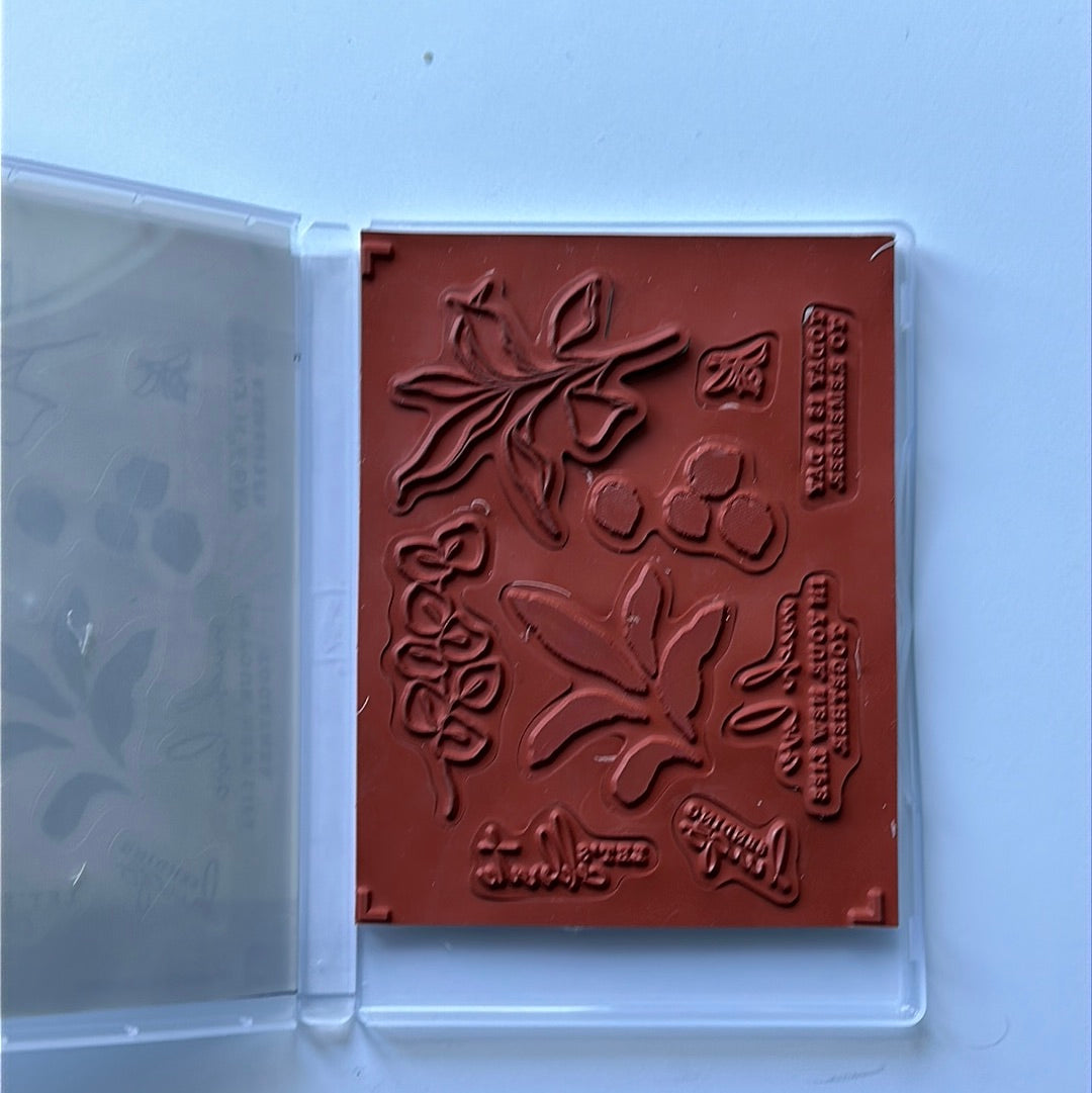 Splendid Thoughts | Retired Cling Mount Stamp Set | Stampin' Up!