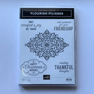Flourish Filagree | Retired Clear Mount Stamp Set | Stampin' Up!