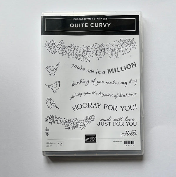 Quite Curvy | Retired Photopolymer Stamp Set | Stampin' Up!