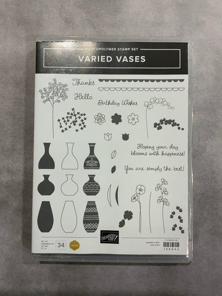 Varied Vases | Retired Photopolymer Stamp Set | Stampin' Up!