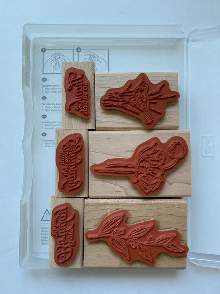 Simply Sketched | Retired Wood Mount Stamp Set | Stampin' Up!
