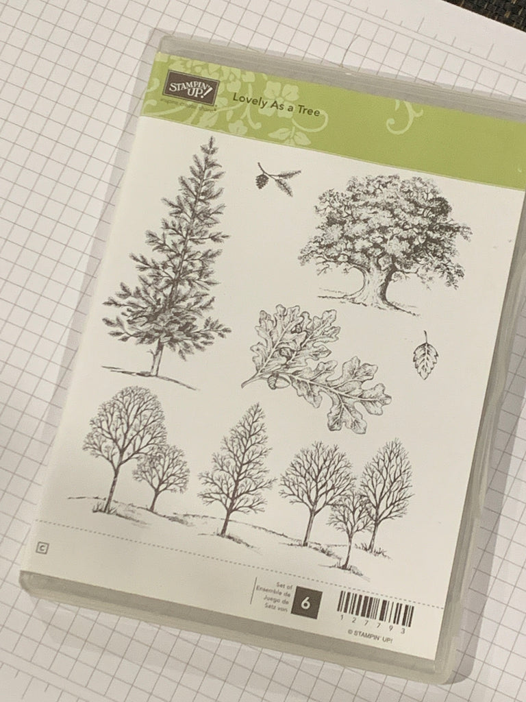 Lovely as a Tree | Retired Clear Mount Stamp Set | Stampin' Up