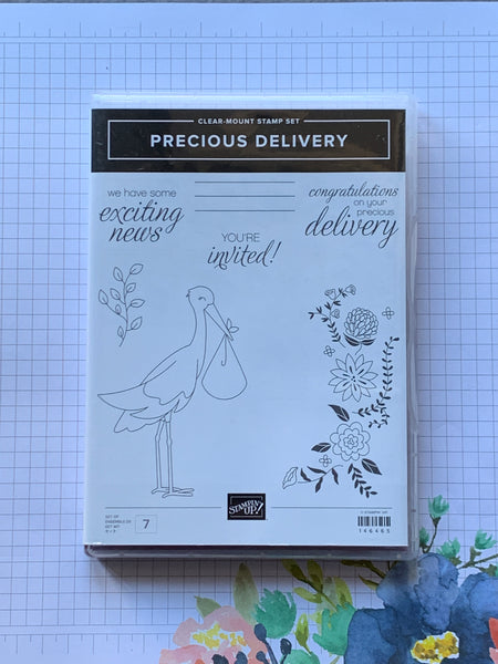 Precious Delivery | Retired Clear Mount Stamp Set | Stampin' Up!