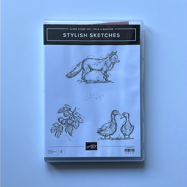 Stylish Sketches | Retired Cling Mount Stamp Set | Saleabration | Stampin' Up!