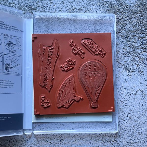 Soar Confidently | Retired Cling Mount Stamp Set | Stampin' Up!