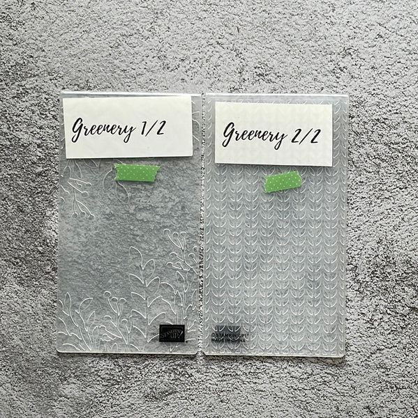 Greenery Embossing Folder | Set of 2 | Retired Embossing Folder | Stampin' Up!