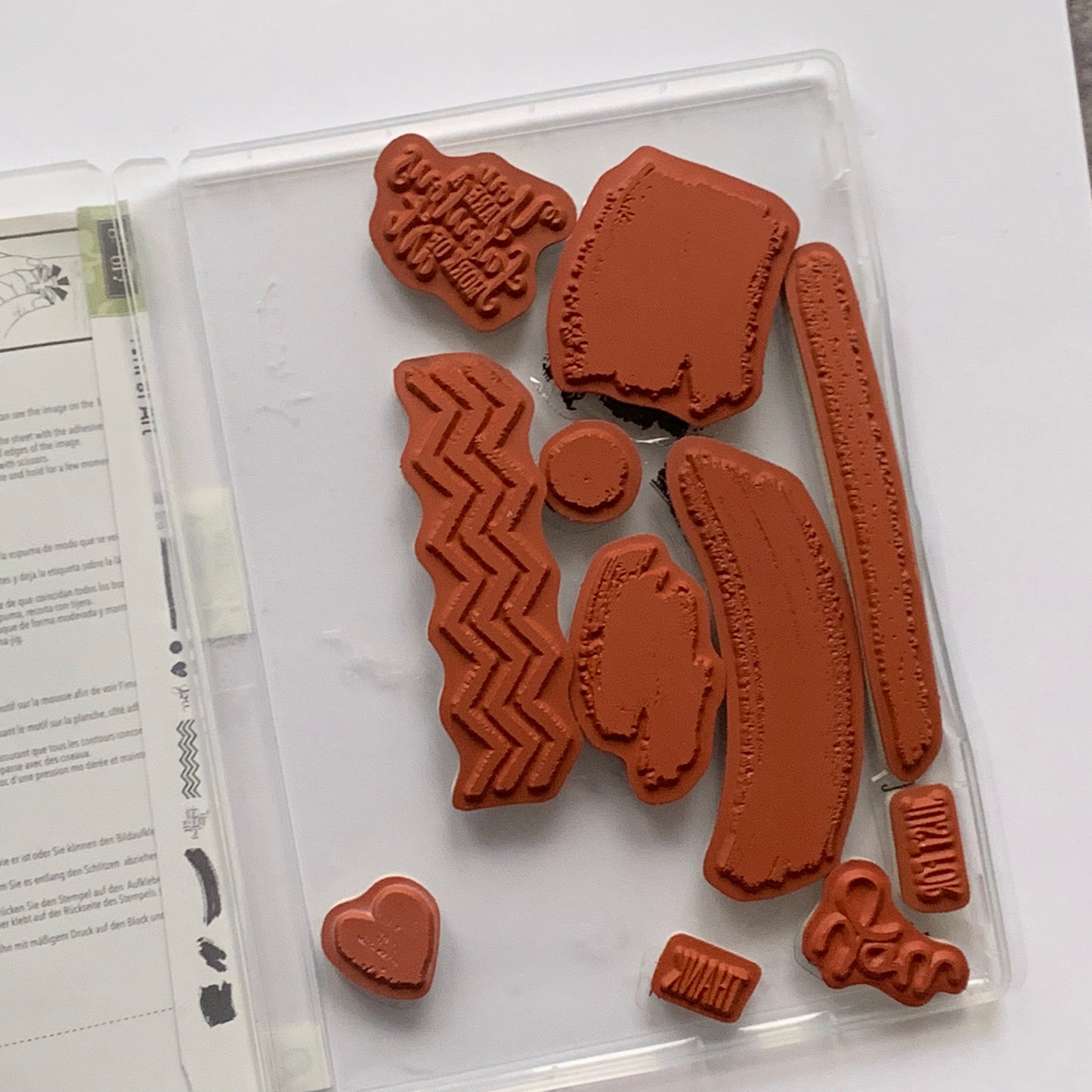 Work of Art | Retired Clear Mount StampSet | Stampin' Up!