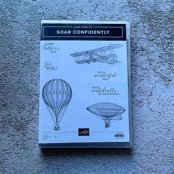 Soar Confidently | Retired Cling Mount Stamp Set | Stampin' Up!