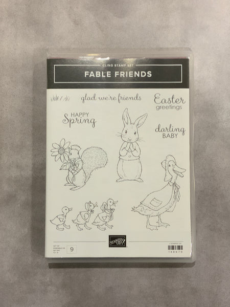 Fable Friends | Retired Cling Mount Stamp Set | Stampin' Up!
