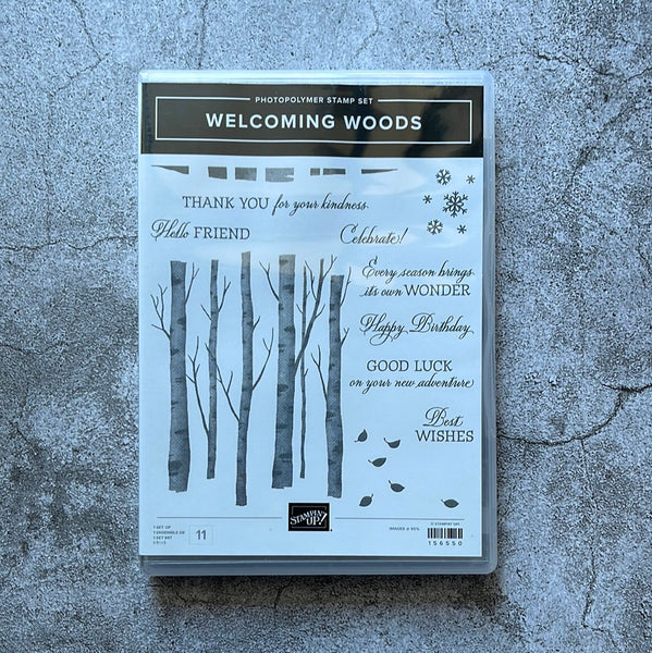 Welcoming Woods | Retired Photopolymer Stamp Set | Stampin' Up!