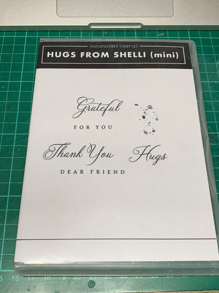 Hugs From Shelli - Mini Set | Paper Pumpkin Stamp Set | Photopolymer Stamp Set | Stampin' Up!