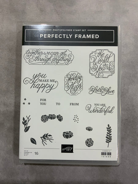 Perfectly Framed | Retired Photopolymer Stamp Set | Stampin' Up!