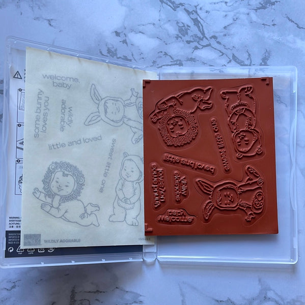 Wildly Adorable | Retired Cling Mount Stamp Set | Stampin' Up!