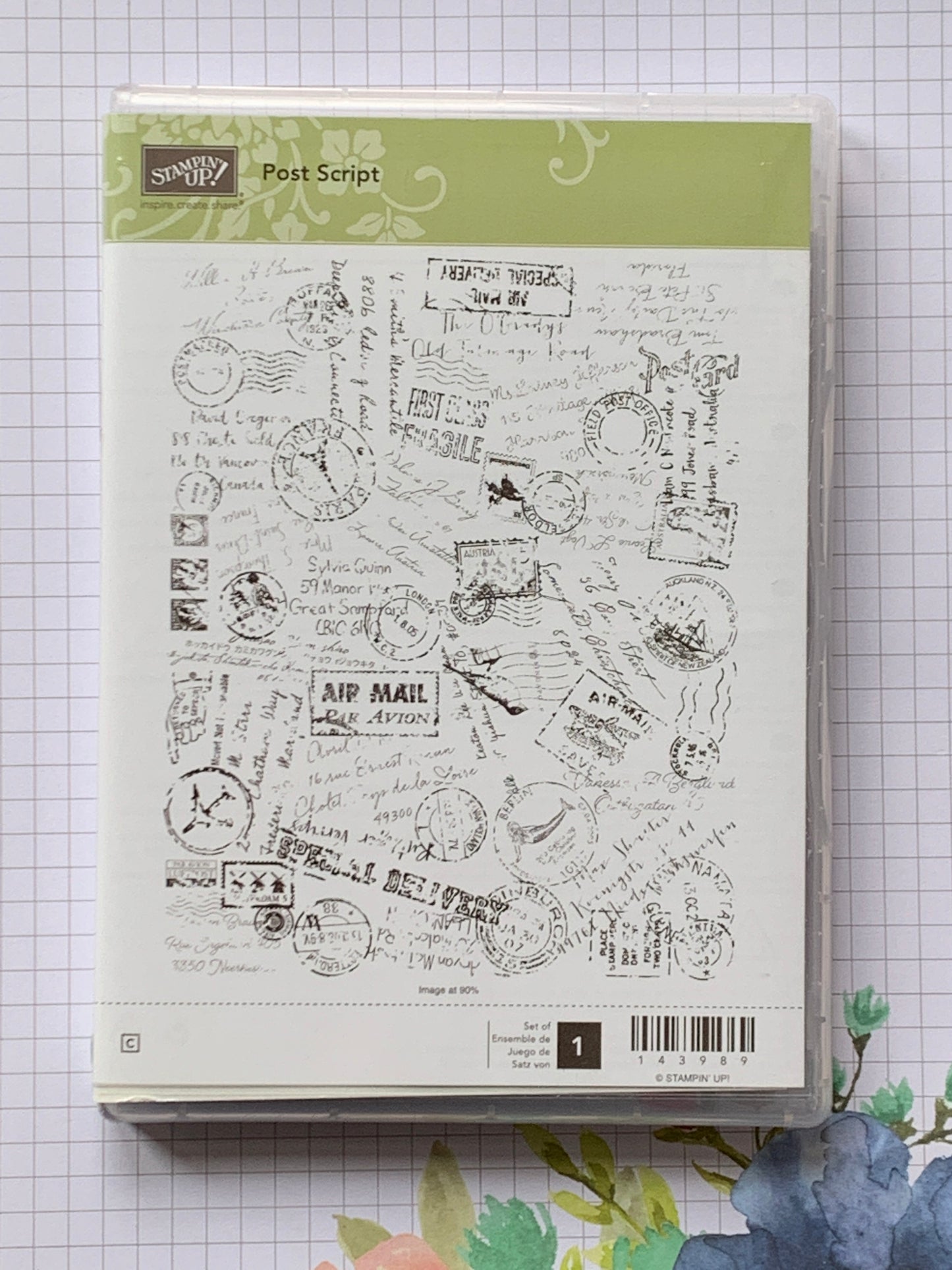 Post Script | Retired Clear Mount Stamp Set | Stampin' Up!