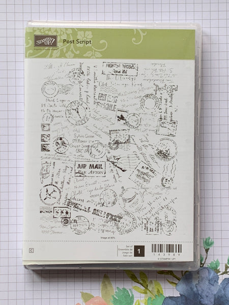 Post Script | Retired Clear Mount Stamp Set | Stampin' Up!