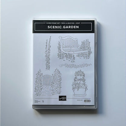 Scenic Garden | Retired Cling Mount Stamp Set | Stampin' Up!