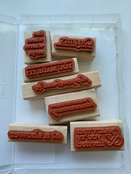 Party Time | Retired Wood Mount Stamp Set | Stampin' Up!