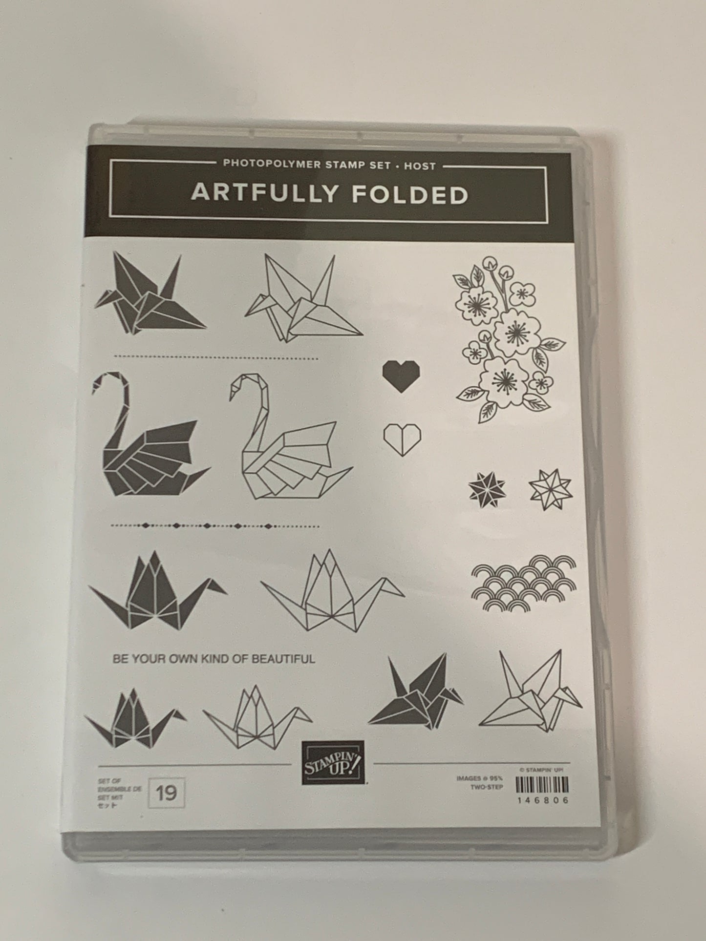 Artfully Folded | Retired Photopolymer Stamp Set | Stampin' Up! | BRAND NEW