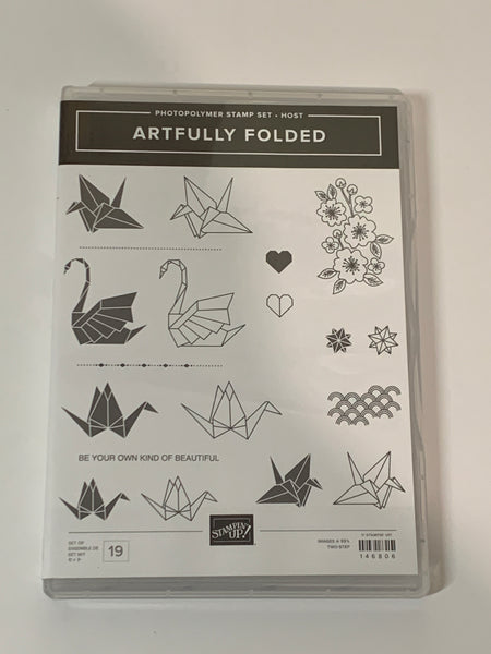 Artfully Folded | Retired Photopolymer Stamp Set | Stampin' Up! | BRAND NEW