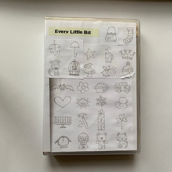 Every Little Bit | Retired Wood Mount Stamp Set | Stampin' Up!