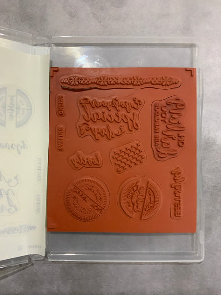 Stitched All Around | Retired Clear Mount Stamp Set | Stampin' Up!