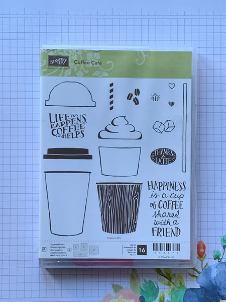 Coffee Cafe | Retired Photopolymer Stamp Set | Stampin' Up!