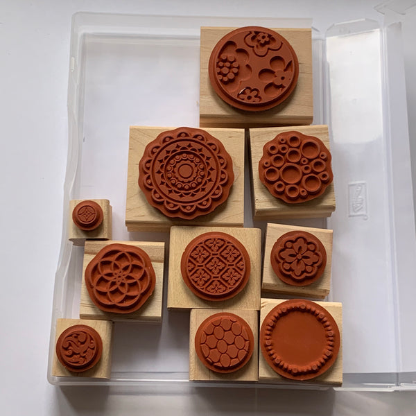 Circle Circus | Retired Wood Mount Stamp Set | Stampin' Up!