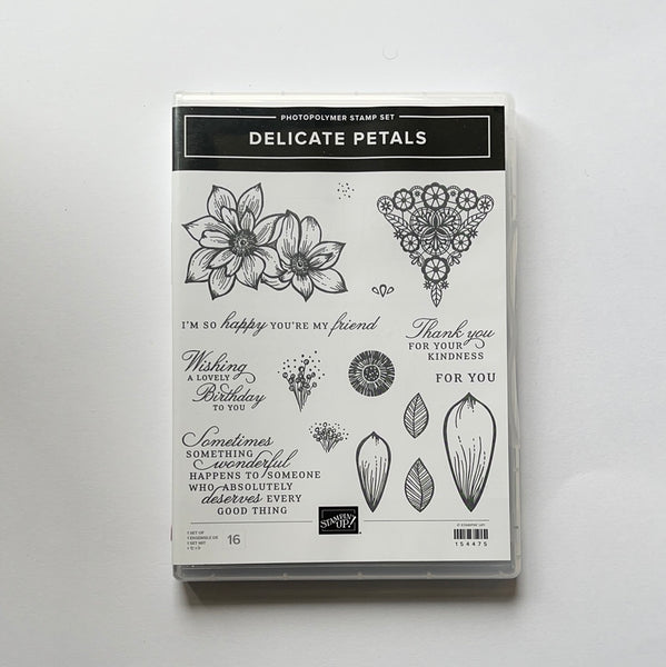 Delicate Petals | Retired Photopolymer Stamp Set | Stampin' Up!