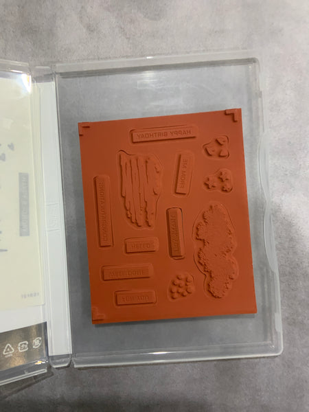 Label Me Bold | Retired Cling Mount Stamp Set | Stampin' Up!