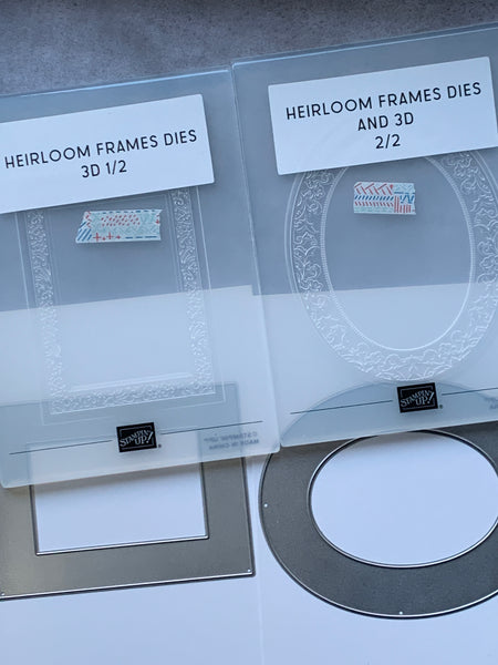 Heirloom Frames 3D Embossing Folder and Dies Set | Retired Embossing Folder | Stampin' Up!