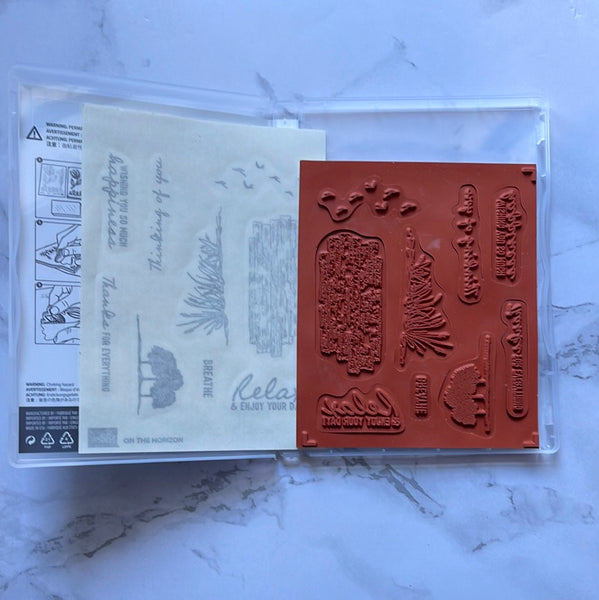 On the Horizon | Retired Cling Mount Stamp Set | Stampin' Up!