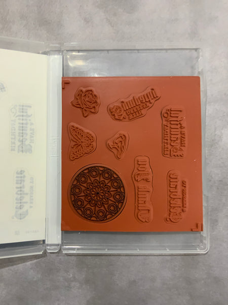 Painted Glass | Retired Clear Mount Stamp Set | Stampin' Up!