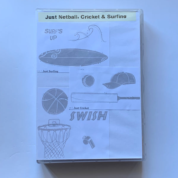 Just Basketball, Just Surfing, Just Cricket | Retired Wood Mount Stamp Set | Stampin' Up!
