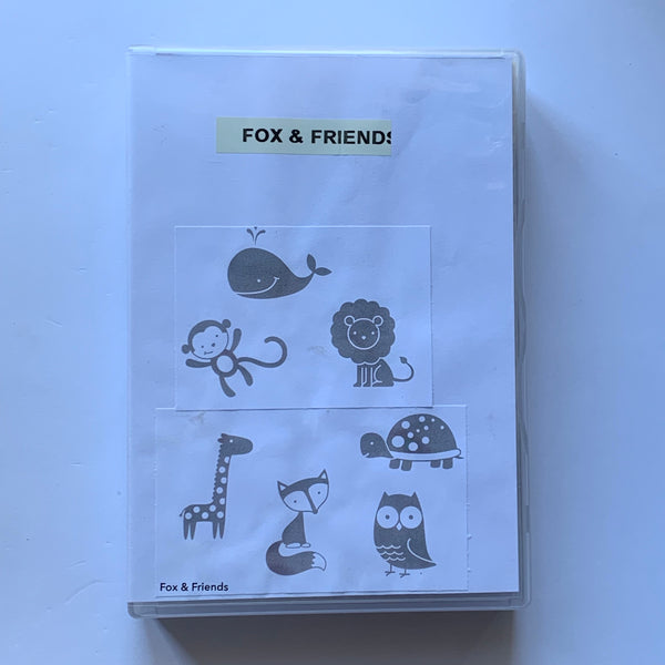 Fox and Friends | Retired Wood Mount Stamp Set | Stampin' Up!