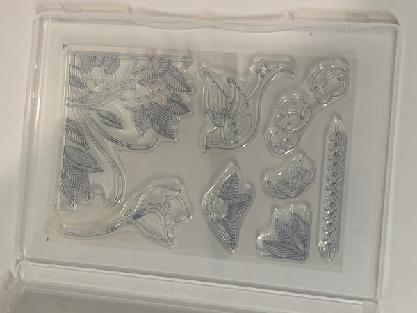 Serene Garden | Retired Photopolymer Stamp Set | Stampin' Up! | BRAND NEW