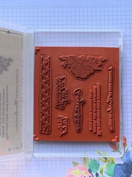 Floral Phrases | Retired Clear Mount Stamp Set | Stampin' Up!