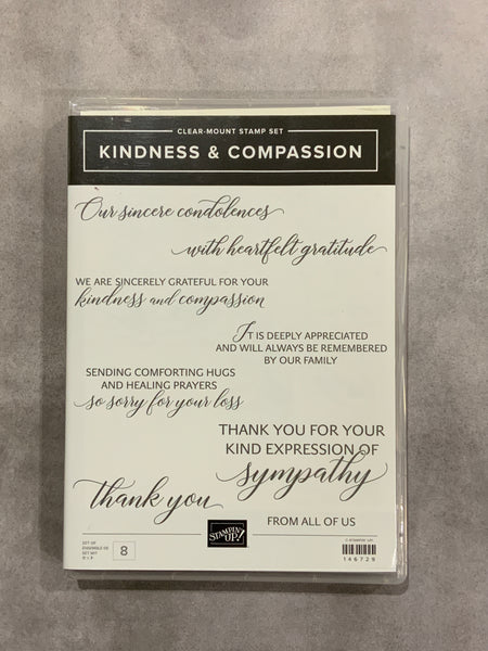 Kindness & Compassion | Retired Clear Mount Stamp Set | Stampin' Up!