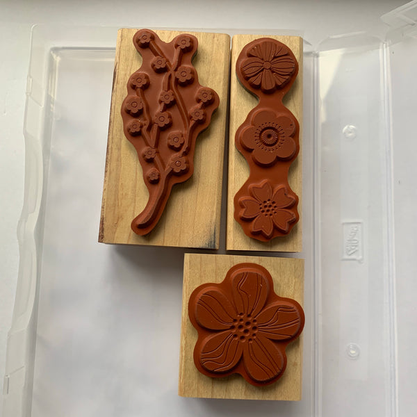 Eastern Blooms | Retired Wood Mount Stamp Set | Stampin' Up!