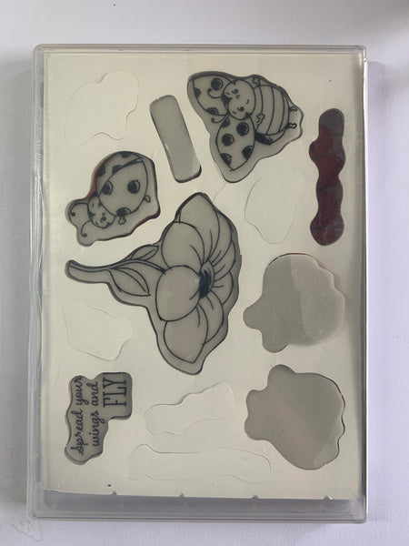 Little Ladybug | Saleabration 2020 | Retired Cling Mount Stamp Set | Stampin' Up!