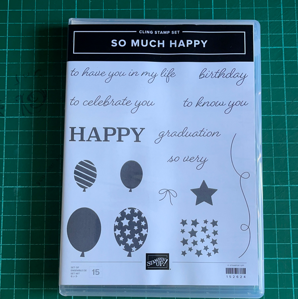 So Much Happy | Retired Cling Mount Stamp Set | Stampin' Up!