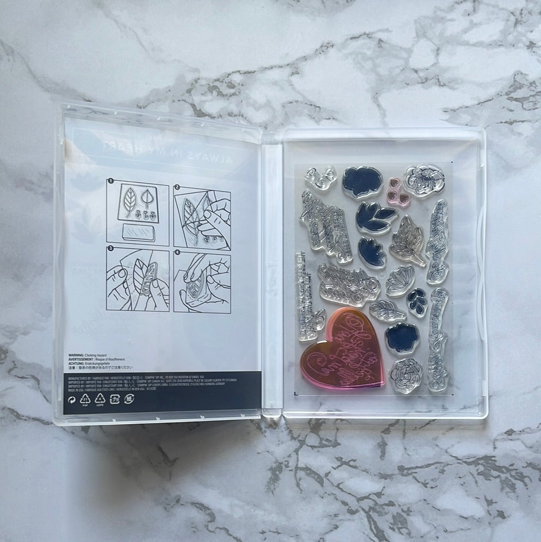 Always In My Heart | Retired Photopolymer Stamp Set | Stampin' Up!