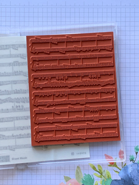 Sheet Music | Retired Clear Mount Stamp Set | Stampin' Up!