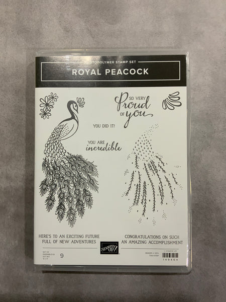Royal Peacock | Retired Photopolymer Stamp Set | Stampin' Up!